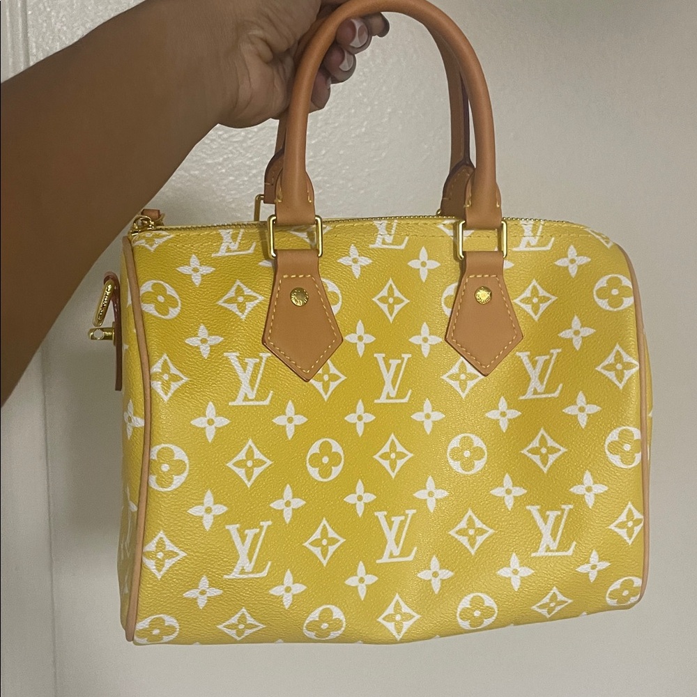 LV Yellow Monogram Handbag